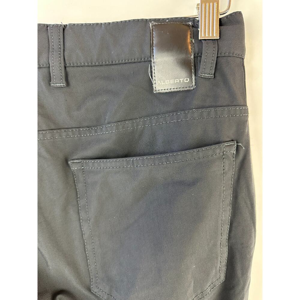 Alberto Golf Pants Men's 32 x 30 46 Modern Fit Black Pro 3XDry Cooler Chino Tech - Picture 14 of 16